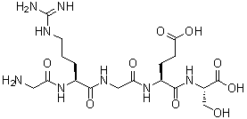 CAS 登录号：97461-84-2, 甘氨酰-L-精氨酰甘氨酰-L-alpha-谷氨酰-L-丝氨酸