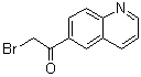 structure of CAS# 97596-07-1, 2-溴-1-(6-喹啉基)乙酮