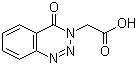 (4-氧代-1,2,3-苯并三嗪-3(4H)-基)乙酸分子结构 (CAS 97609-01-3)