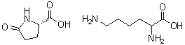 CAS 登录号：97635-57-9, 5-氧代-L-脯氨酸赖氨酸盐