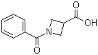 structure of CAS# 97639-63-9, 1-Benzoyl-3-azetidinecarboxylic acid
