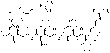 CAS 登录号：97825-00-8, 7-D-苯丙氨酸-血管舒缓激肽