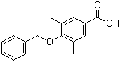structure of CAS# 97888-80-7, 4-Benzyloxy-3,5-dimethylbenzoic acid