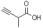 2-甲基-3-丁炔酸分子结构 (CAS 98021-58-0)