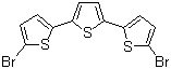 5,5''-二溴-2,2':5',2''-三噻吩分子结构 (CAS 98057-08-0)