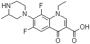 洛美沙星分子结构 (CAS 98079-51-7)