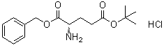 structure of CAS# 98102-32-0, L-谷氨酸 5-叔丁基 1-苄基酯单盐酸盐