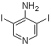 structure of CAS# 98136-86-8, 3,5-二碘吡啶-4-胺