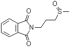 structure of CAS# 98184-57-7, 2-[3-(甲基亚磺酰基)丙基]-1H-异吲哚-1,3(2H)-二酮