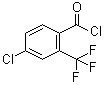 structure of CAS# 98187-13-4, 4-氯-2-(三氟甲基)苯甲酰氯