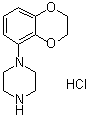 structure of CAS# 98206-09-8, 依托拉嗪盐酸盐