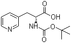 structure of CAS# 98266-33-2, (R)-N-Boc-(3-Pyridyl)alanine