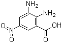 structure of CAS# 98279-87-9, 2,3-二氨基-5-硝基苯甲酸