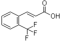 structure of CAS# 98386-81-3, 反式-3-(2-三氟甲基苯基)丙烯酸