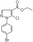 CAS 登录号：98475-72-0, 1-(4-溴苯基)-5-氯-1H-吡唑-4-羧酸乙酯