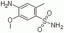 CAS 登录号：98489-97-5, 磺酰胺克利西丁, 4-氨基-5-甲氧基-2-甲基苯磺酰胺