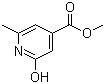 structure of CAS# 98491-78-2, 2-羟基-6-甲基异烟酸甲酯
