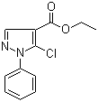 structure of CAS# 98534-76-0, 5-氯-1-苯基吡唑-4-甲酸乙酯