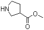 structure of CAS# 98548-90-4, 3-吡咯烷甲酸甲酯