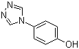 structure of CAS# 98581-86-3, 4-(4-羟基苯基)-1,2,4-三唑