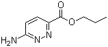 6-氨基哒嗪-3-甲酸丙酯分子结构 (CAS 98594-47-9)