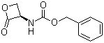 structure of CAS# 98632-91-8, (R)-(2-Oxo-3-oxetanyl)carbamic acid benzyl ester