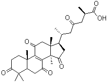 灵芝酸 E分子结构 (CAS 98665-14-6)