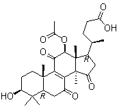 赤芝酸 E分子结构 (CAS 98665-17-9)