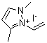 2-乙烯基-1,3-二甲基-1H-吡唑鎓碘化物分子结构 (CAS 98793-83-0)