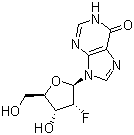 CAS # 98983-40-5, 9-(2-Deoxy-2-fluoro-beta-D-arabinofuranosyl)-1,9-dihydro-6H-purin-6-one