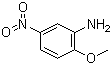 structure of CAS# 99-59-2, 2-氨基-4-硝基苯甲醚