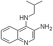 3-氨基-4-(2-甲基丙胺基)喹啉分子结构 (CAS 99010-09-0)