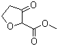 四氢-3-氧代-2-呋喃羧酸甲酯分子结构 (CAS 99017-83-1)