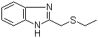 2-[(乙硫基)甲基]-1H-苯并咪唑分子结构 (CAS 99069-37-1)