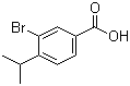 structure of CAS# 99070-17-4, 3-Bromo-4-isopropylbenzoic acid