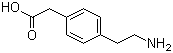 structure of CAS# 99075-24-8, 4-(2-氨乙基)苯乙酸