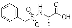 N-[(苄基)磺酰基]-L-丙氨酸分子结构 (CAS 99076-56-9)
