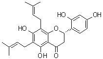 structure of CAS# 99119-72-9, Kushenol E