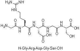 CAS 登录号：99131-38-1, 甘氨酰-L-精氨酰-L-alpha-天冬氨酰甘氨酰-L-丝氨酸