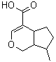 1,4a,5,6,7,7a-六氢-7-甲基环戊二烯并[c]吡喃-4-羧酸分子结构 (CAS 99173-00-9)