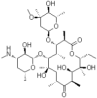 structure of CAS# 992-62-1, N-去甲基红霉素 A
