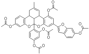 structure of CAS# 99217-75-1, Mulberrofuran G pentaacetate