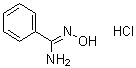 structure of CAS# 99277-23-3, [C(Z)]-N'-羟基苯甲脒单盐酸盐