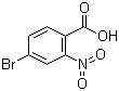 4-溴-2-硝基苯甲酸分子结构 (CAS 99277-71-1)