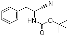 structure of CAS# 99281-90-0, Boc-L-苯丙氨腈