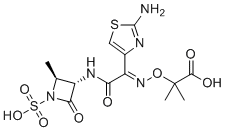 structure of CAS# 99341-02-3, (E)-Aztreonam