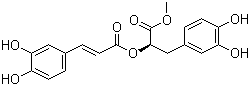structure of CAS# 99353-00-1, 迷迭香酸甲酯