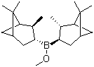 structure of CAS# 99438-28-5, (+)-B-Methoxydiisopinocampheylborane