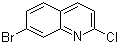 structure of CAS# 99455-15-9, 7-溴-2-氯喹啉