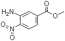 3-氨基-4-硝基苯甲酸甲酯分子结构 (CAS 99512-09-1)